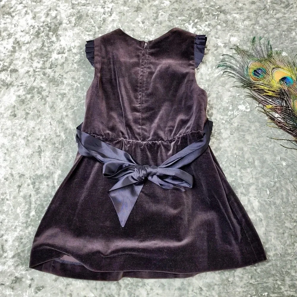 Christian Dior Dark Brown Velvet Vintage Dress‎